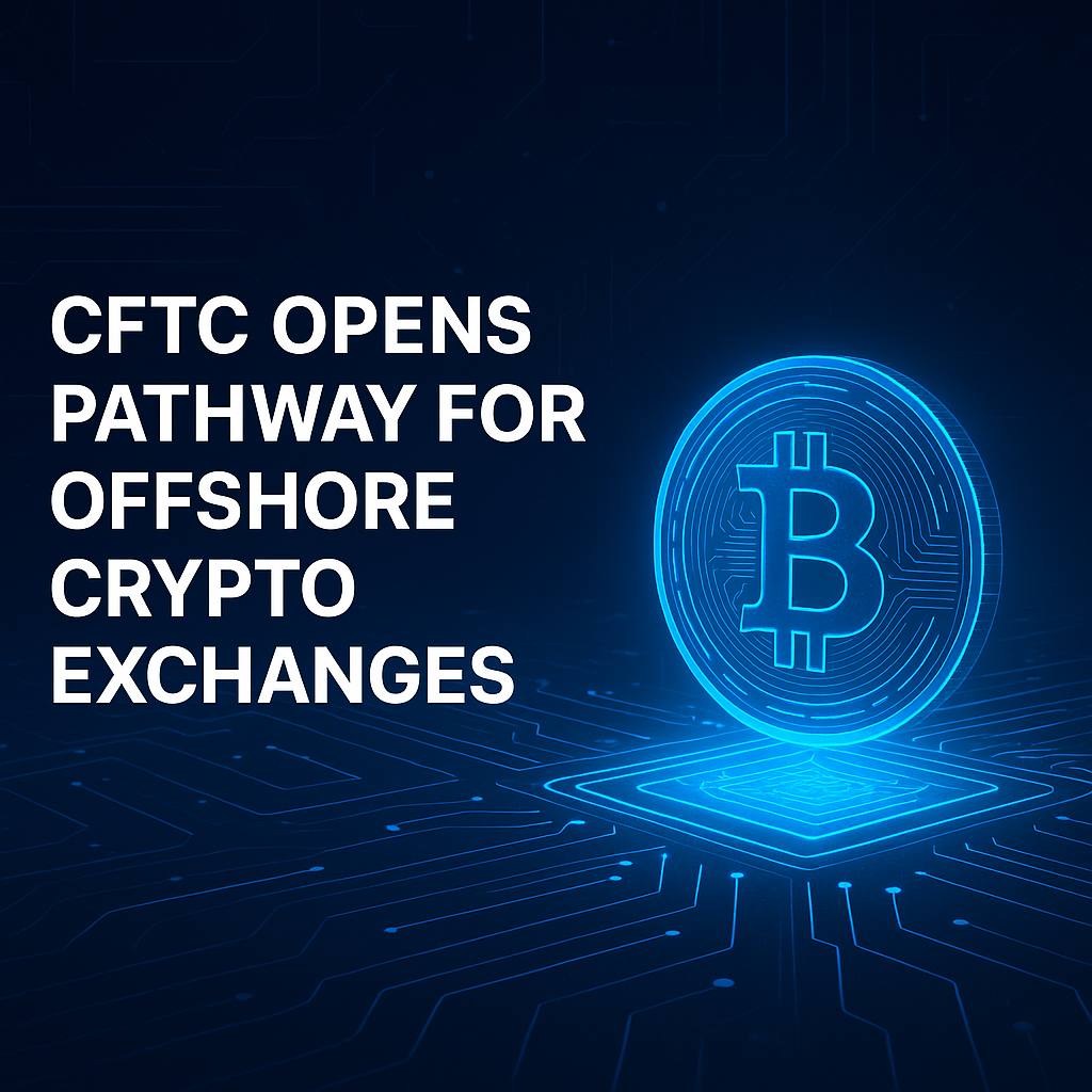CFTC Opens Pathway for Offshore Crypto Exchanges to US Markets A Boost for International Banking Strategies